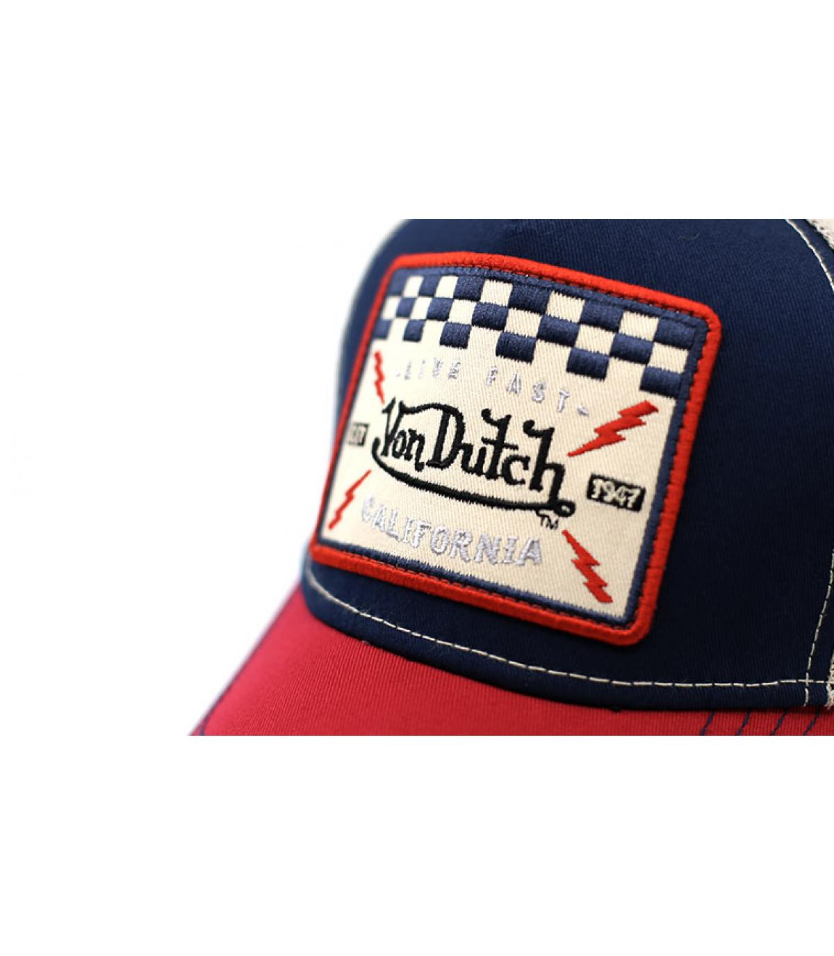 trucker Von Dutch bleu blanc rou